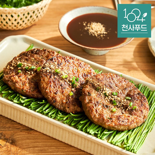 [엠디] 부드럽고 촉촉 담백한 국내산 수제 불고기 떡갈비1.2kg, 2개, 1.2kg