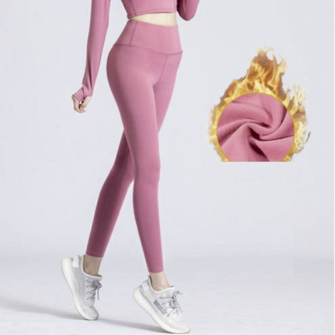 [2개1세트] SABU 하이웨스트 겨울 피치 기모 레깅스