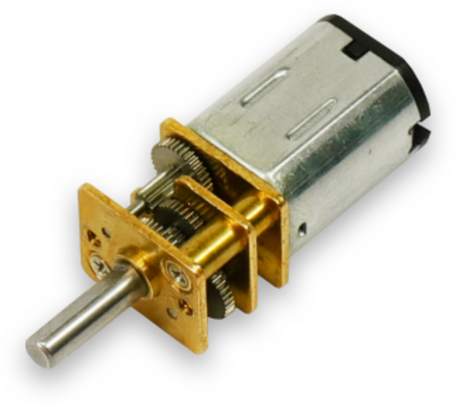 아두이노 N20 6V 소형 기어드 DC모터 기어비 100RPM, 1개