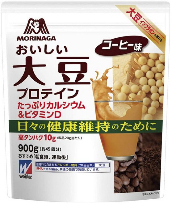 美味大豆蛋白粉 咖啡口味, 1包, 900g