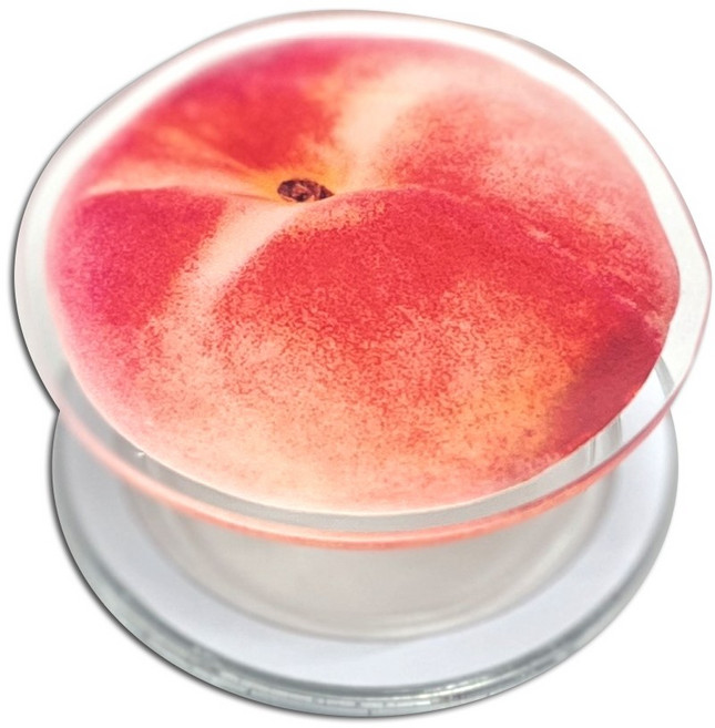 아이엠스튜디오 써치어피치 복숭아 아크릴 맥세이프 스마트 톡 휴대폰 거치대, 1개