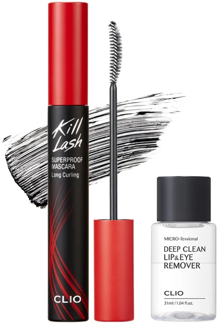클리오 킬래쉬 수퍼프루프 마스카라+단독증정, 01 롱컬링, 1개 - 쿠팡