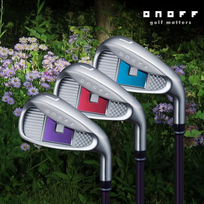 다이와 온오프 LP423 여성 그라파이트 아이언 7개세트, 퍼플(기본), 카본(L)