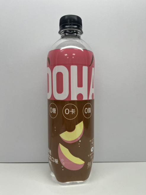 OOHA 水蜜桃烏龍茶風味 氣泡飲 500ml, 24個