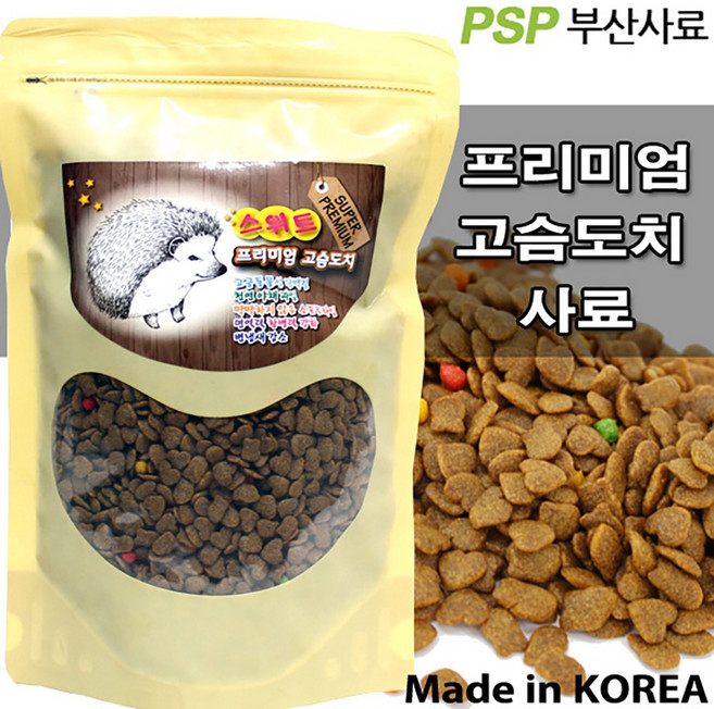 도치퀸 스위트 프리미엄 고슴도치 사료, 500g, 1개
