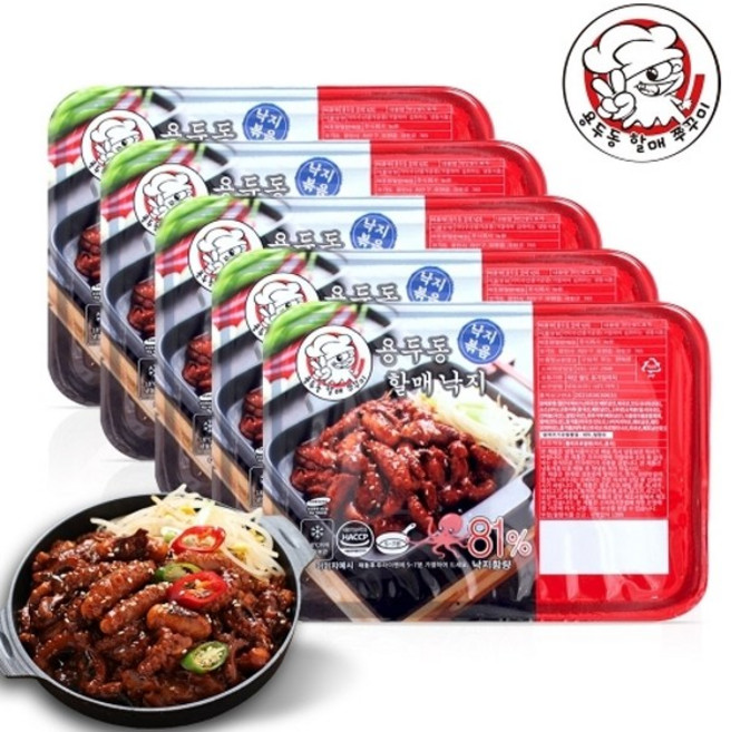 기타 뉴본 용두동 할매 낙지 400g x 5개