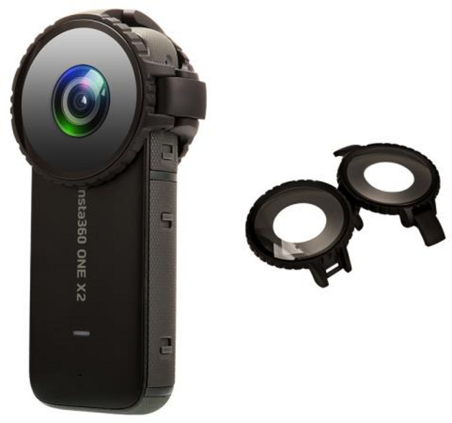 Insta360 ONE X2 프리미엄 렌즈 가드용 10m 방수 완전 보호 One 스포츠 카메라 액세서리와 가능, [01] 옵션1, 1개