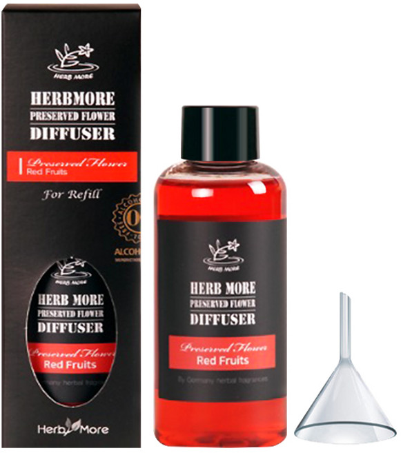허브모아 프리져브드 디퓨저 리필, 레드프룻, 100ml, 1개