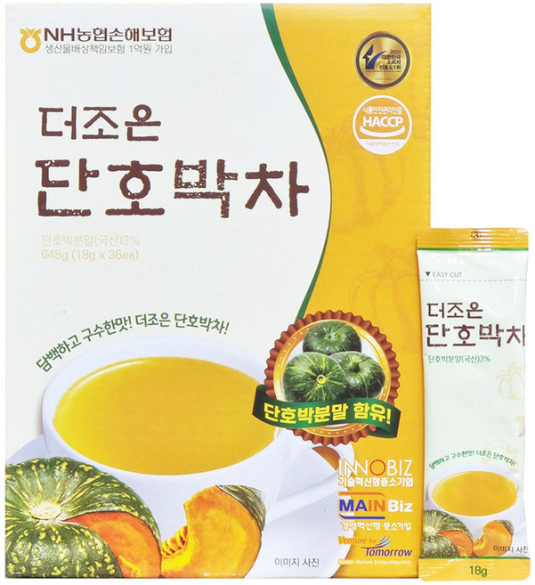 더존건강 더조은 단호박차, 1개, 36개입, 18g