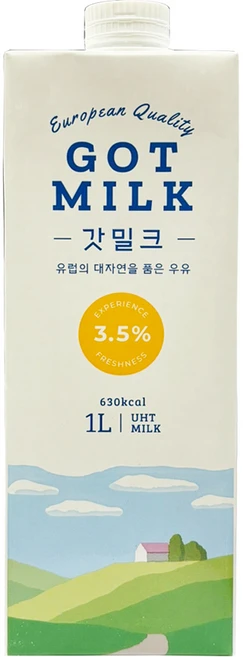 갓밀크 3.5% 멸균우유, 1L, 1개 - 쿠팡