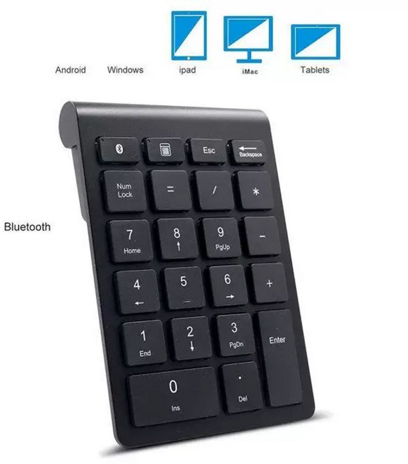 매크로 키패드 8키 소형 기계식 게임 프로그래밍 단축키, A. Black Keybrd 22 Keys Numpad