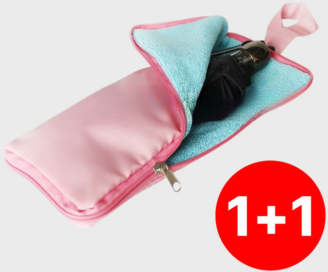 레이니 우산 커버 방수 파우치, 퓨어리핑크, 1세트