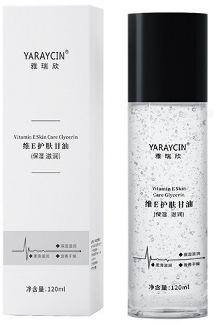 YARAYCIN 維E護膚甘油 保濕補水滋潤 全身可用, 1個, 維E護膚甘油-120ml
