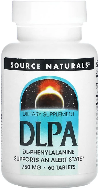 Source Naturals DLPA 750 ㎎ 60 정, 1개, 60정 - 쿠팡