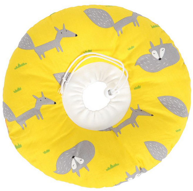 멍지 강아지 고양이 넥카라 노란 숲의 여우 M, 1개