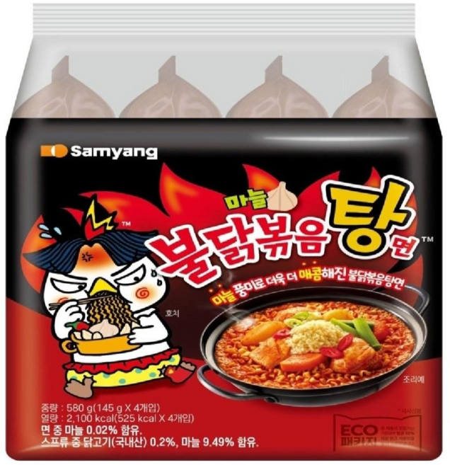 삼양 불닭볶음탕면 145g, 4개