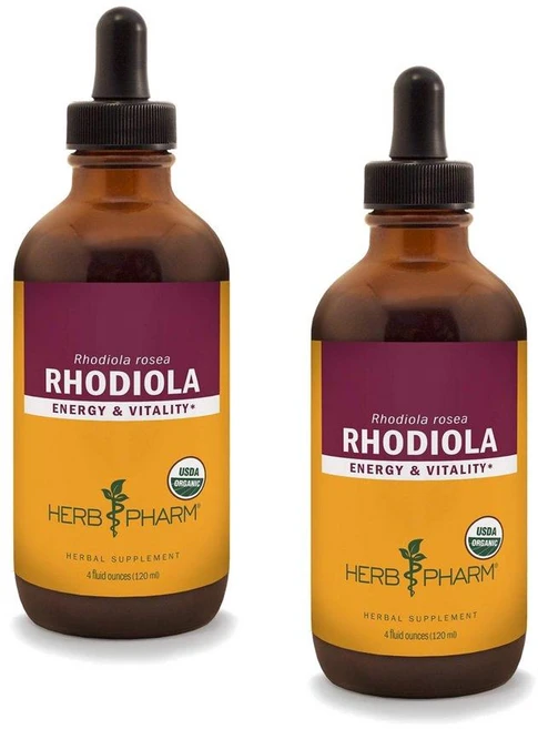 허브팜 로디올라 루트 홍경천 추출물 Herb Pharm Rhodiola, 2개, 120ml - 쿠팡