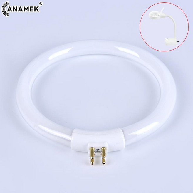 원형 환형 튜브 T4 전구 형광 흰색 램프 11W, 1개