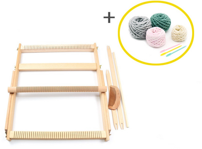 위빙룸 스탠딩 직조틀 위빙틀직조기 미니베틀 감성취미, 1개, 스탠드룸 38 체험세트포함