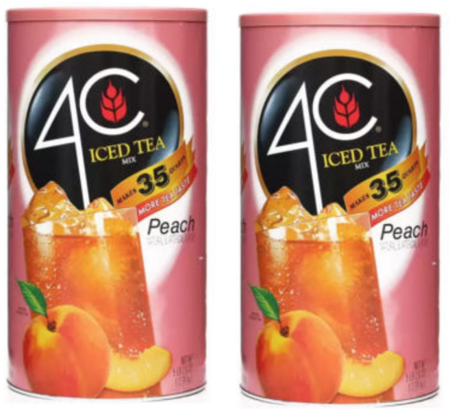 4C 복숭아 아이스티, 2.34kg, 1개입, 2개