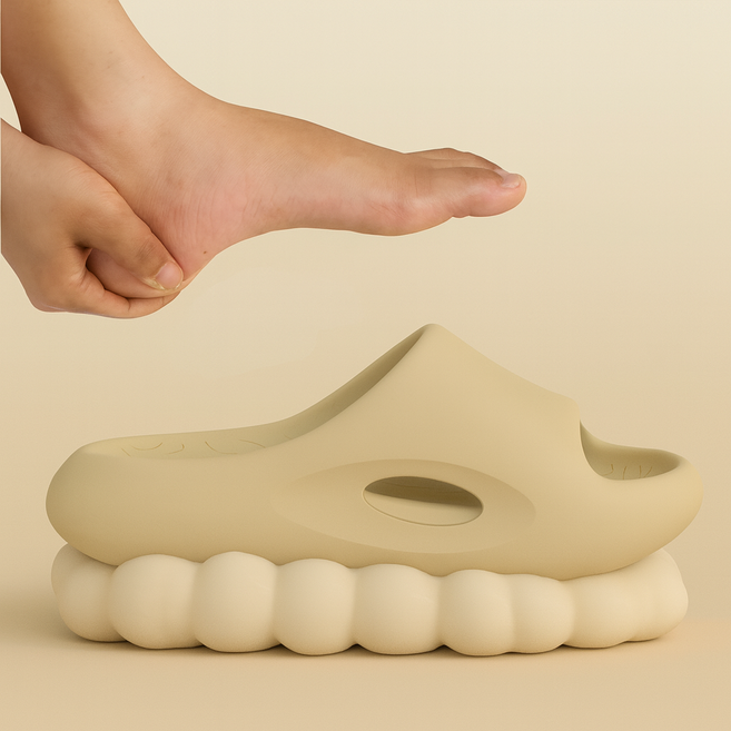 브루몽 발편한 족저근막 아치 4cm 쿠션 슬리퍼