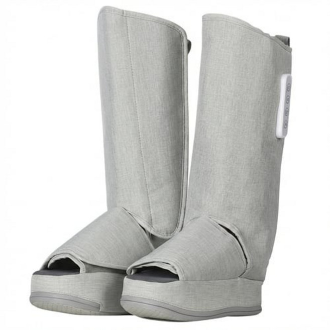 제스파 더툴 400 에어슈 듀얼 발 종아리 마사지기 ZP5645, ZP5647, 라이트그레이