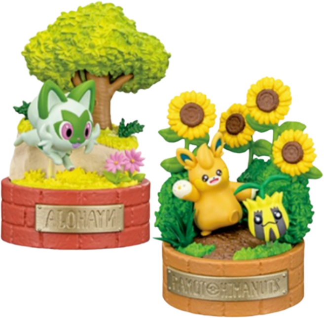 포켓몬스터 피규어 숲의작은이야기 빠모트 해너츠 나오하, 1세트