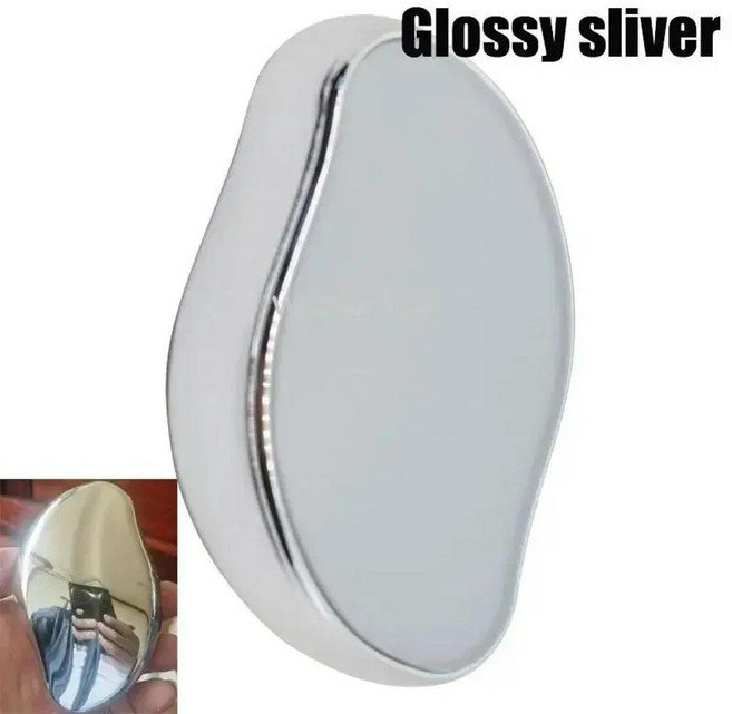 지우개 제모기 다리털 크리스탈 물리적 제모 유리 무통증 세척, [06] sliver, 06 sliver, 1개