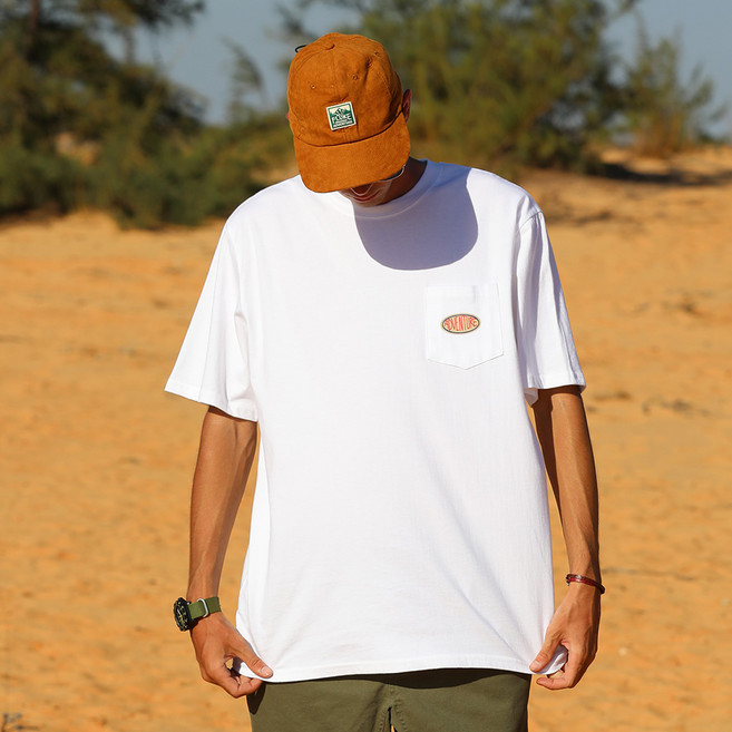 플루크 남여공용 통기성 어드벤쳐 트럭커 포켓 반팔 티셔츠 FST141