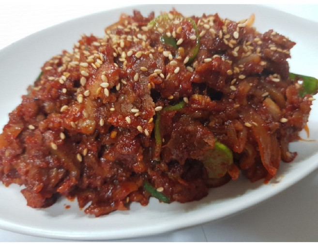 장수불닭발 국내산 오돌뼈볶음, 4개, 250g