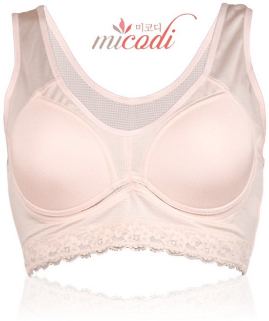 MICODI 국내생산 고급 풍기인견 여자속옷 기본 몰드 노와이어 인견 런닝형 브라탑 225064