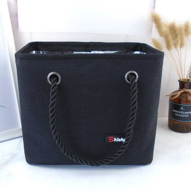 투나즈 무지 목욕 가방 수영장 가방 바닥 물빠짐, 블랙, 1개