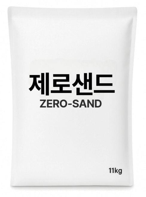 제로샌드 고양이모래 먼지 사막화 냄새 제로 벤토나이트, 무향, 1팩, 11kg