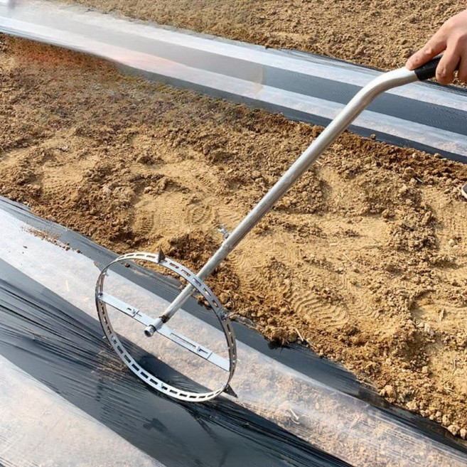 구멍뚫기 타공기 1 멀칭비닐 식물간격정식기 텃밭 비닐 천공기 농사 구멍 농사용