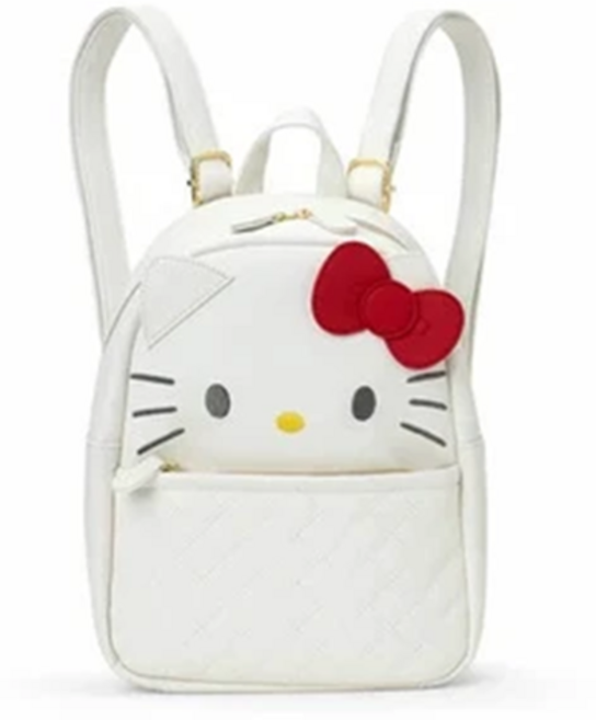 일본 산리오 얼굴형 배낭 키티