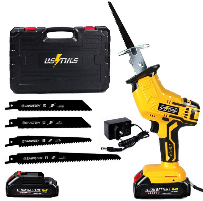 우스틴스 무선 컷소 전동톱 리튬이온 배터리 + 충전기 풀세트, 본품 + 배터리1개, 1개