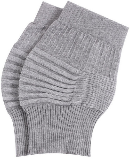 블룸써니 두껍고 따뜻한 추위 시린 무릎 보호대 그레이, 2개