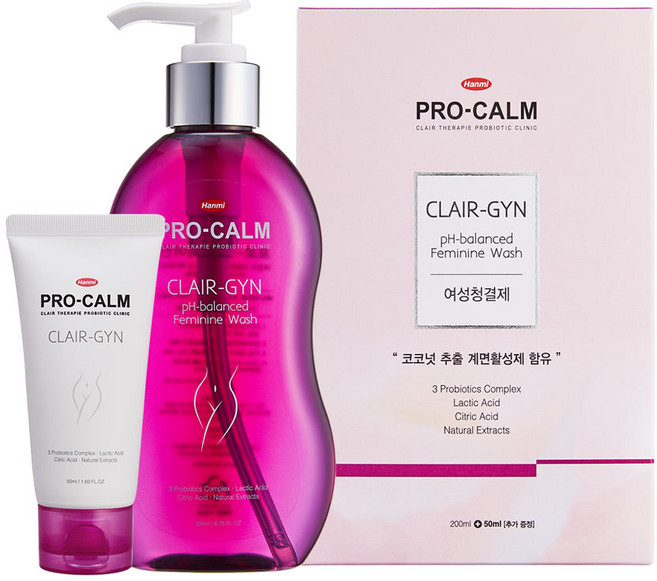 한미약품 프로캄 클레어진 여성청결제 200ml + 50ml 세트, 1개, 250ml