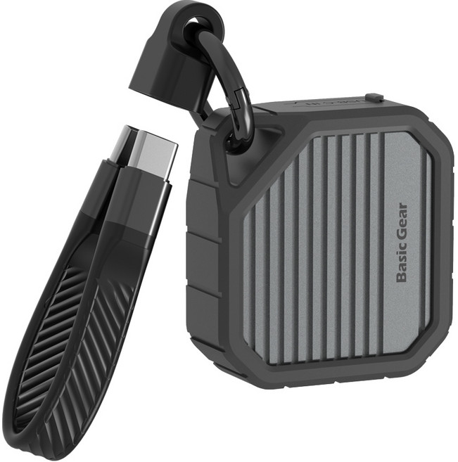 베이직기어 NVMe 2230 키링 미니 SSD 외장하드 케이스, 1개
