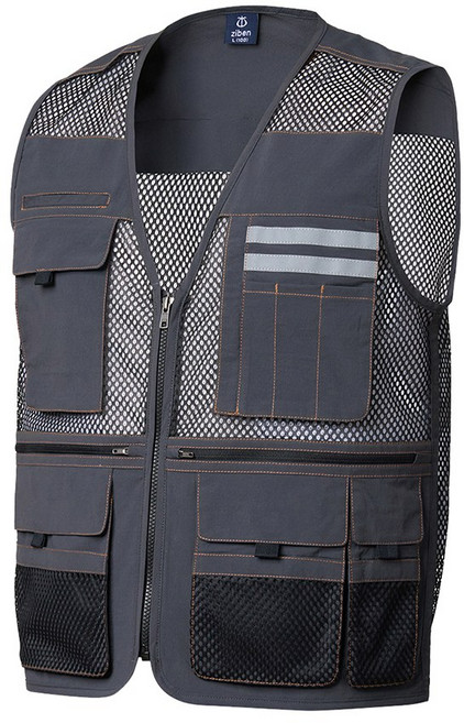 지벤 ZIBEN V2625 작업조끼 회사조끼 단체조끼 망사조끼 여름조끼