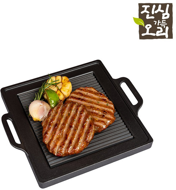 진심가득오리 유황먹인 오리 수제떡갈비 400g, 2개