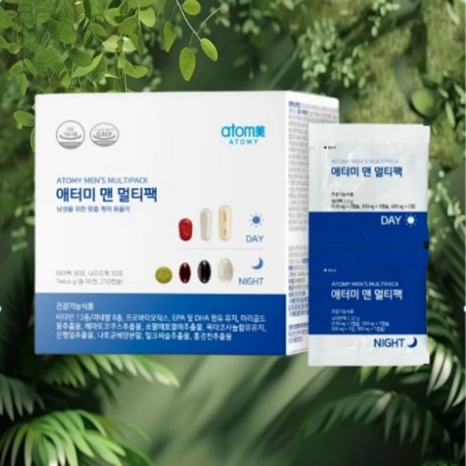 [애터미] 맨 멀티팩 (60포 1개월분), 1박스 - 쿠팡