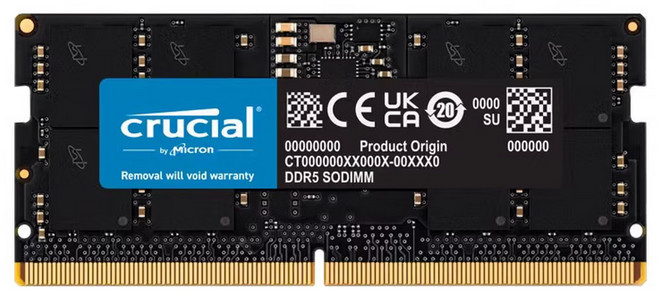 GMKtec 미니PC 노트북용 DDR5 램 메모리 SODIMM, 1개, 16GB 5600MHz