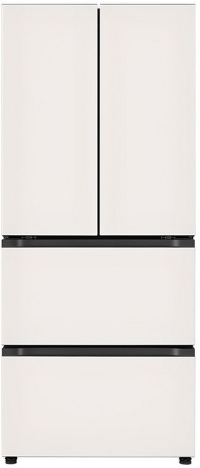 LG 오브제 김치톡톡 4도어 400L 스탠드 양문형 서랍형 김치냉장고, Z403MEEF53