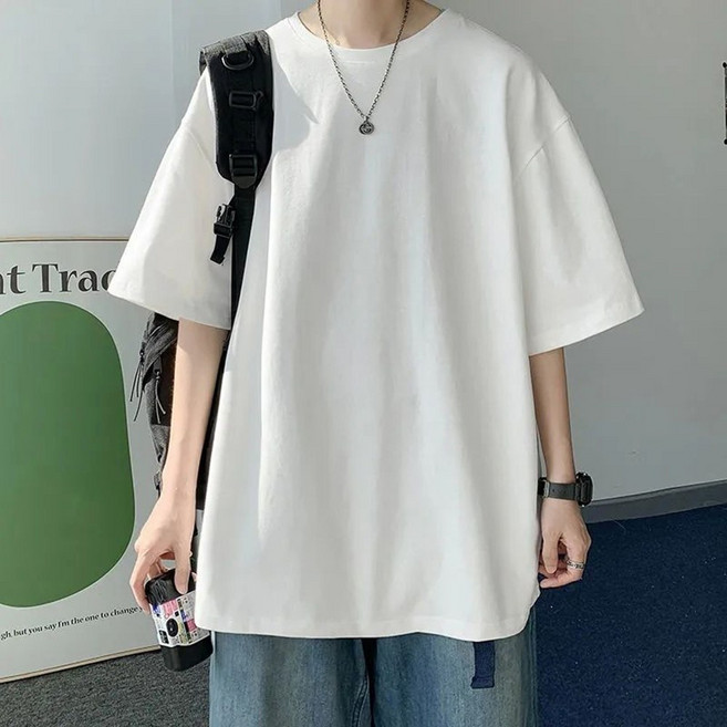 大尺碼圓領T恤 速乾透氣 月球圖案