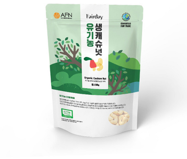 유기농 생캐슈넛 (230g), 1개, 230g