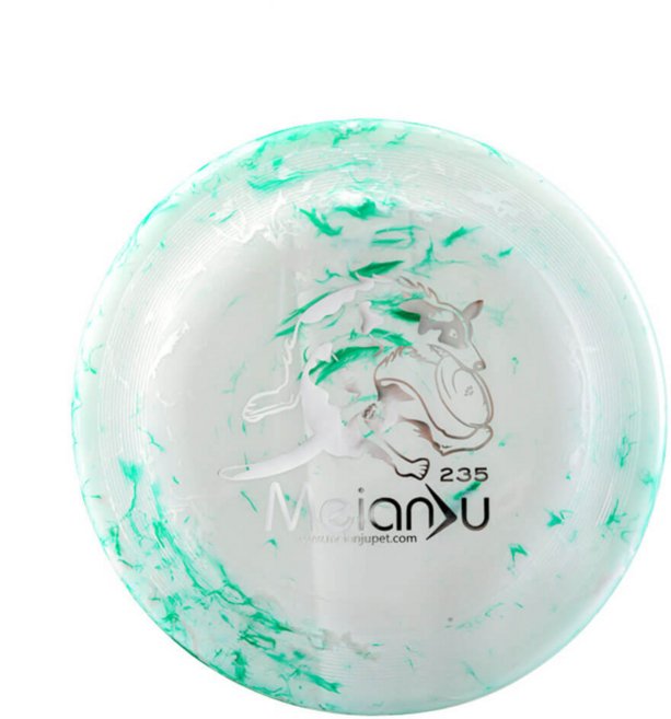 히야펫 3in1 마블 강아지 원반 프리스비 장난감, 1개, 그린