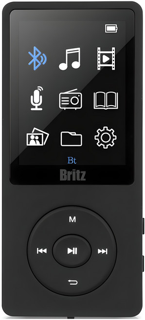 브리츠 블루투스 MP4 플레이어 8GB, BZ-MP4800, 블랙