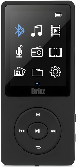 브리츠 블루투스 MP4 플레이어 8GB, BZ-MP4800, 블랙 - 쿠팡