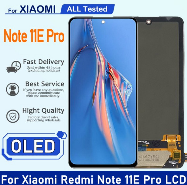 6.67인치 Redmi Note 11E Pro용 2201116 LCD 교체 부품용 SC 디스플레이 터치 스크린 디지타이저 어셈블리, 01 incell No Frame